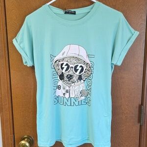 Pearls Graphic T-Shirt Lg